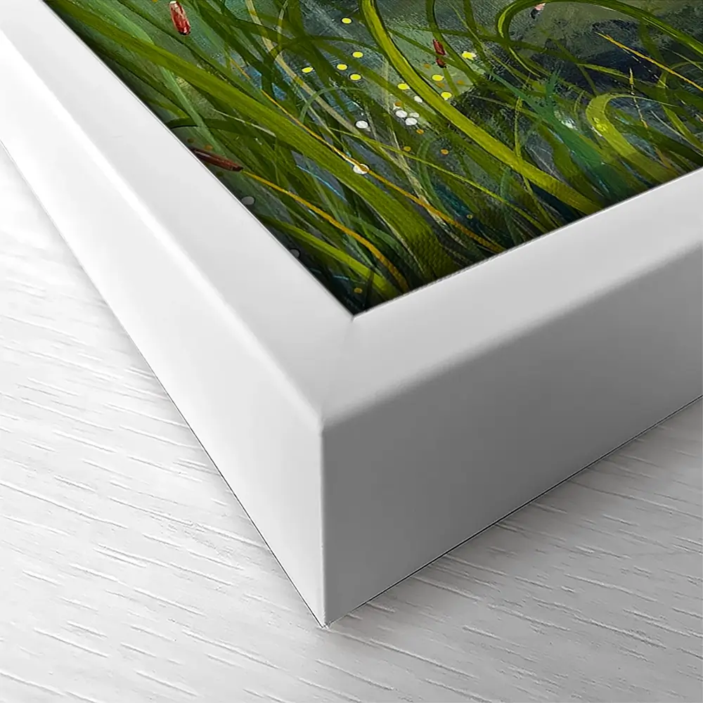 Heron On A Rock Canvas Print Heron On A Rock Canvas Print wall art product Karen Sutton