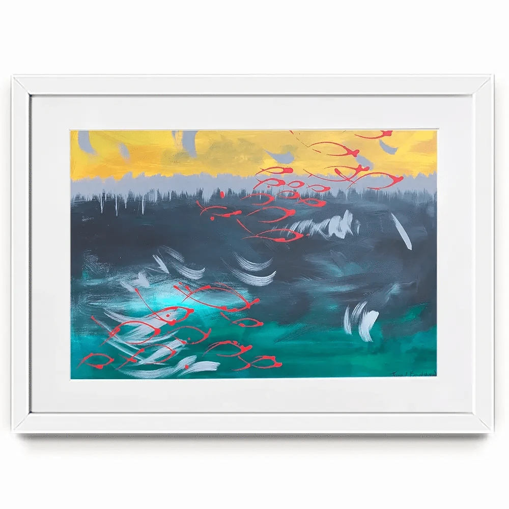 Hidden Depths Framed Art Print Hidden Depths Framed Art Print wall art product Jane Brookshaw