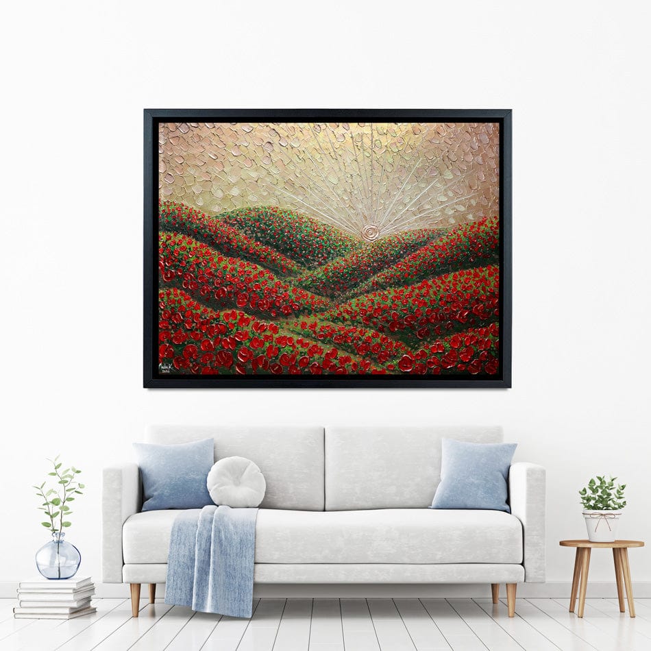 Hidden Hills Canvas Print wall art product Expression By Nada