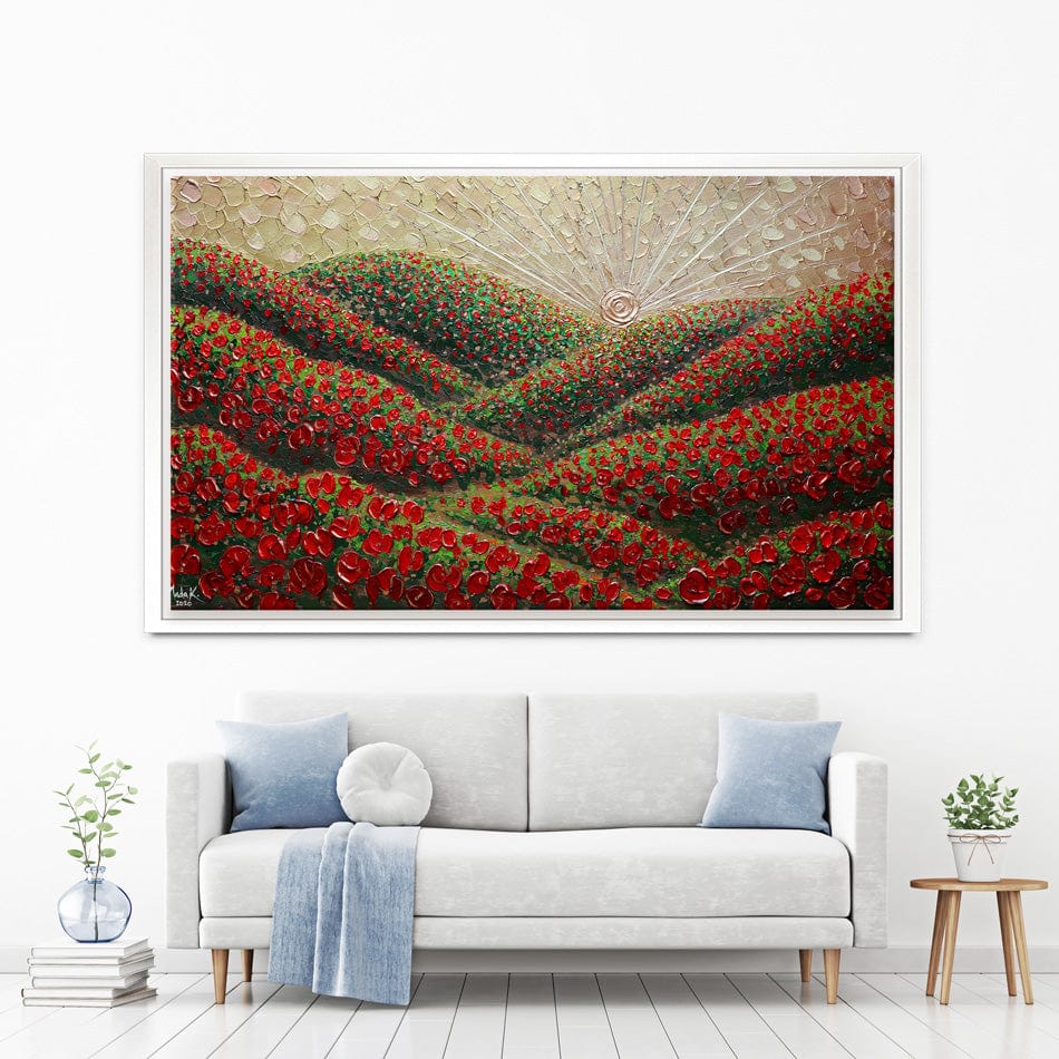 Hidden Hills Canvas Print wall art product Expression By Nada