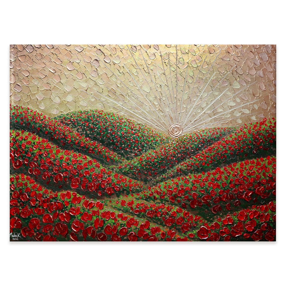 Hidden Hills Canvas Print wall art product Expression By Nada