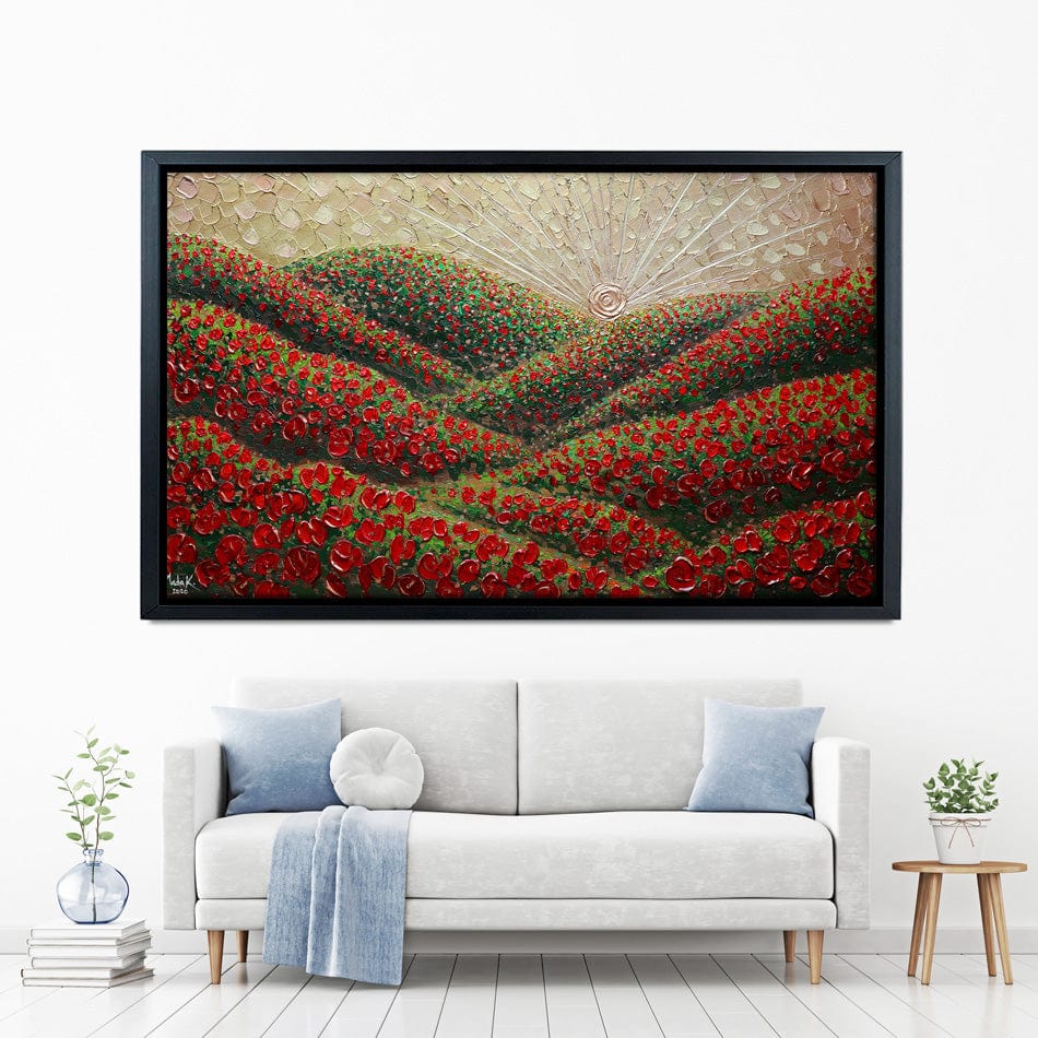 Hidden Hills Canvas Print wall art product Expression By Nada