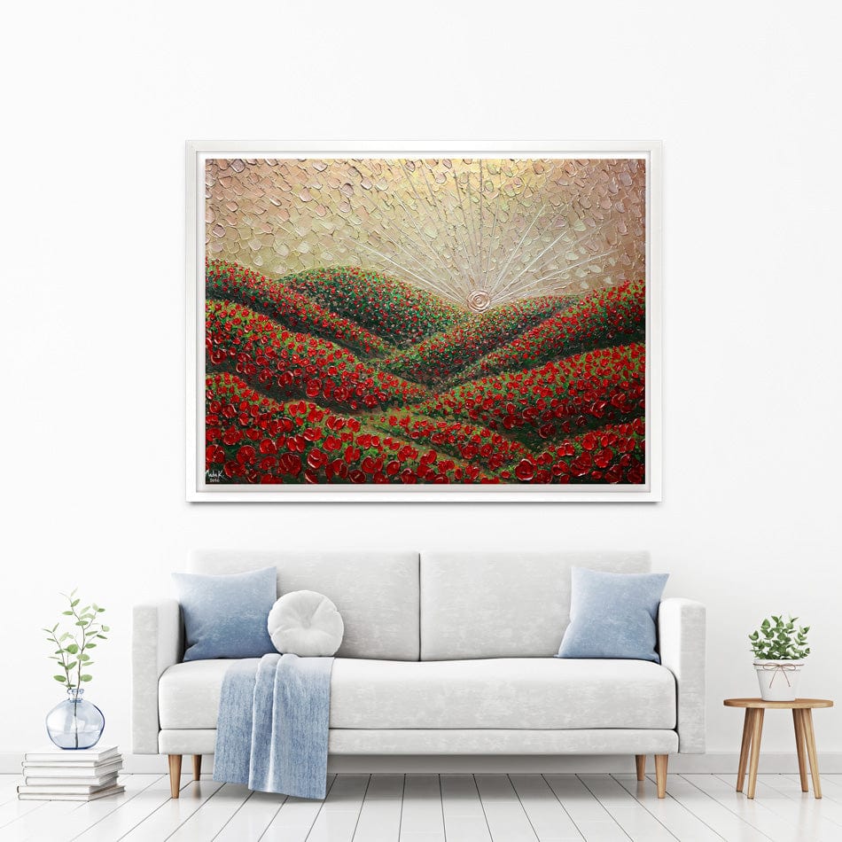 Hidden Hills Canvas Print wall art product Expression By Nada