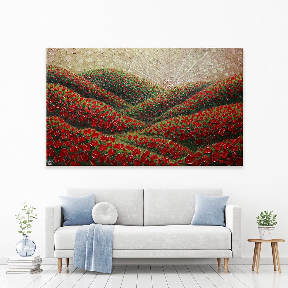Hidden Hills Canvas Print wall art product Expression By Nada