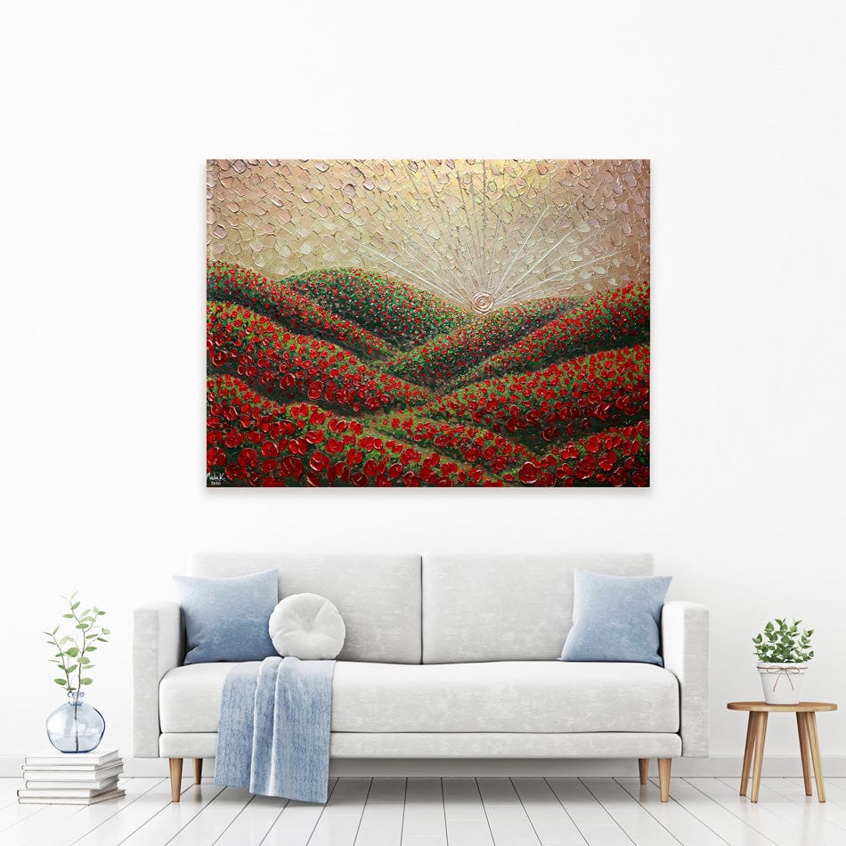 Hidden Hills Canvas Print wall art product Expression By Nada