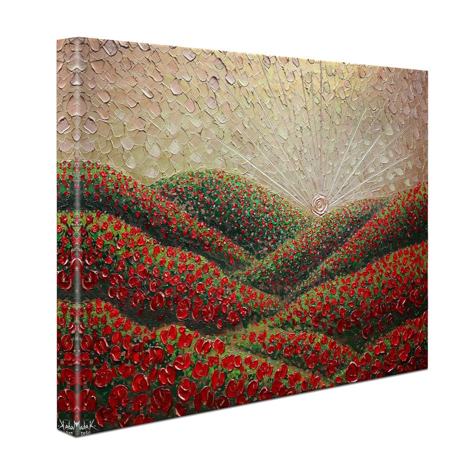 Hidden Hills Canvas Print wall art product Expression By Nada