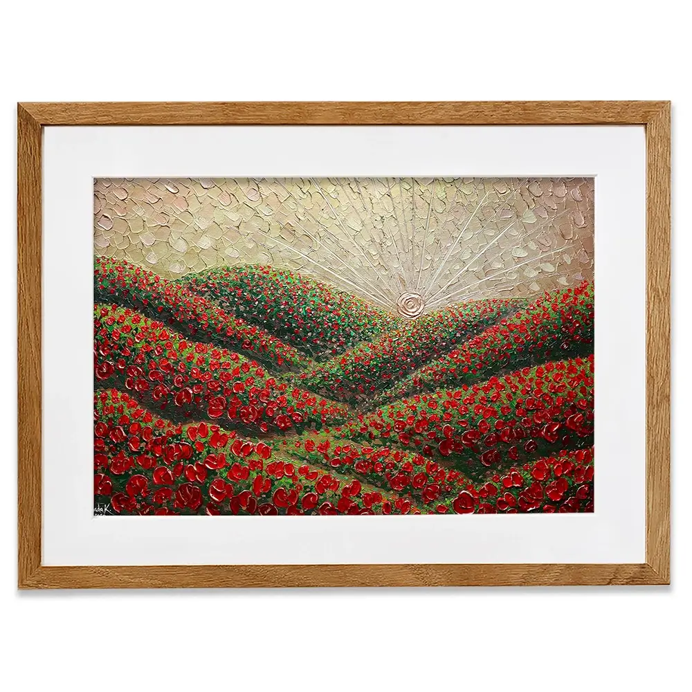 Hidden Hills Framed Art Print Hidden Hills Framed Art Print wall art product Nada Khatib