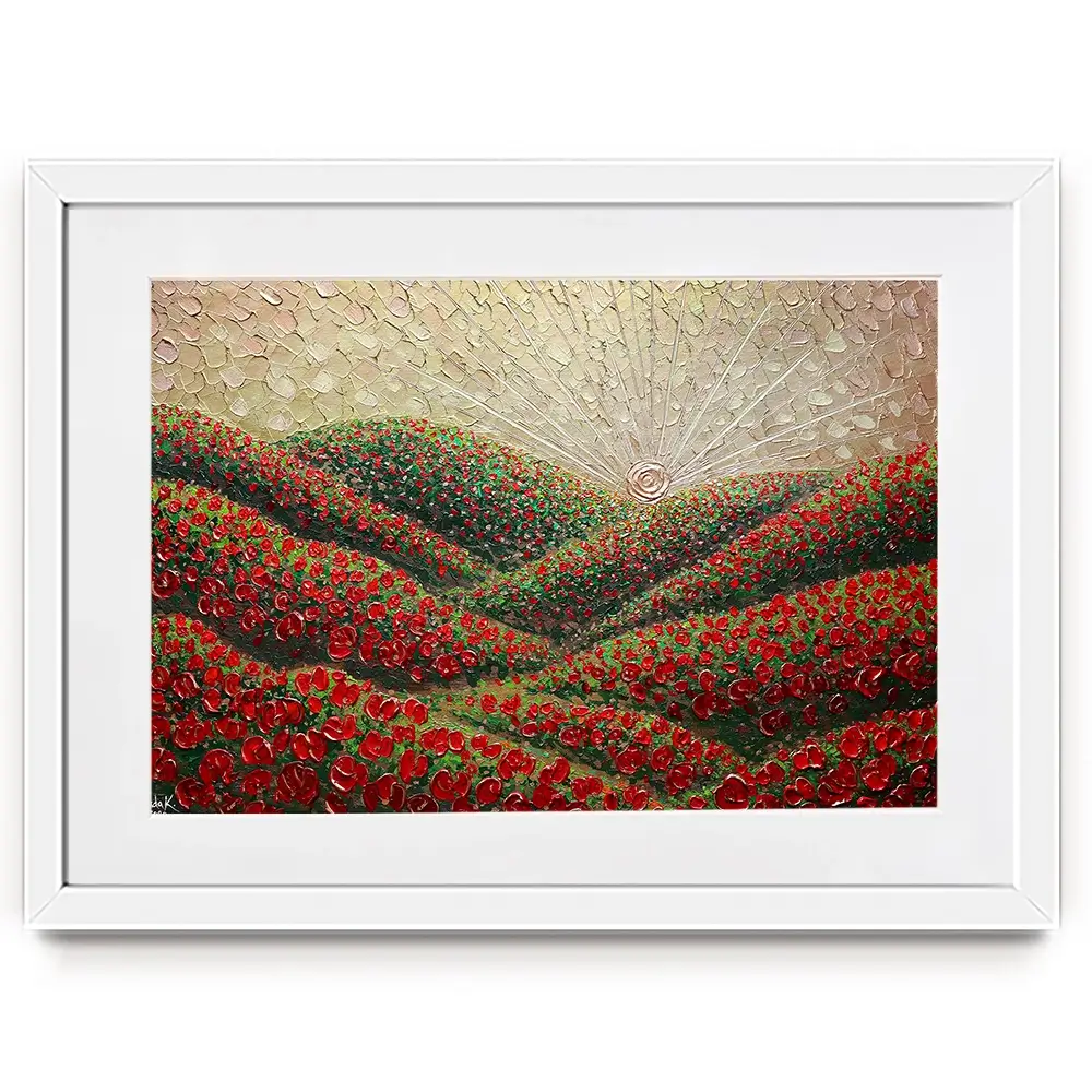 Hidden Hills Framed Art Print Hidden Hills Framed Art Print wall art product Nada Khatib