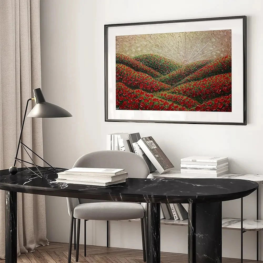 Hidden Hills Framed Art Print Hidden Hills Framed Art Print wall art product Nada Khatib