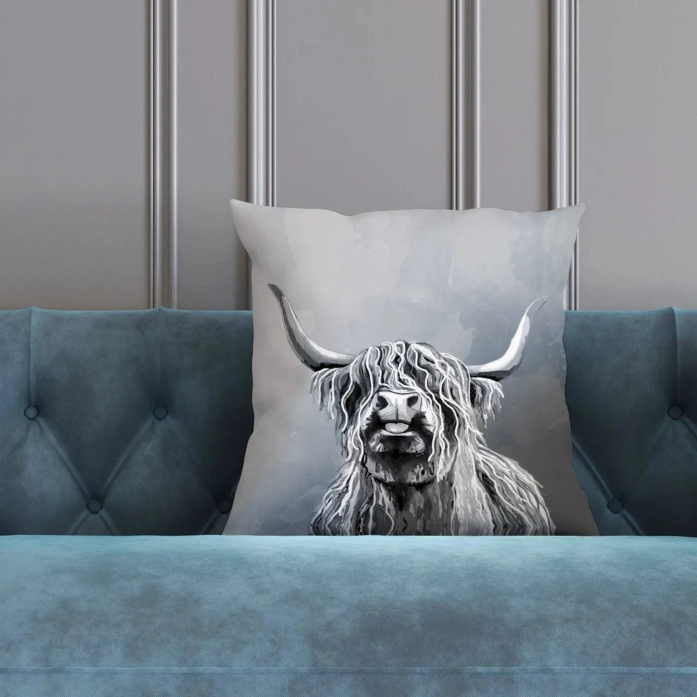 Highland Cattle Cushion Highland Cattle Cushion wall art product Independent
