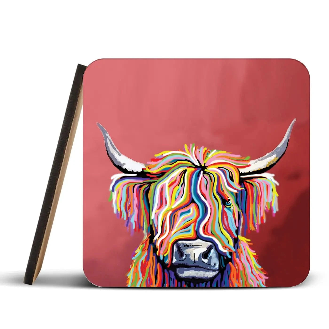 Highland Coo Coaster Set Highland Coo Coaster Set wall art product Independent