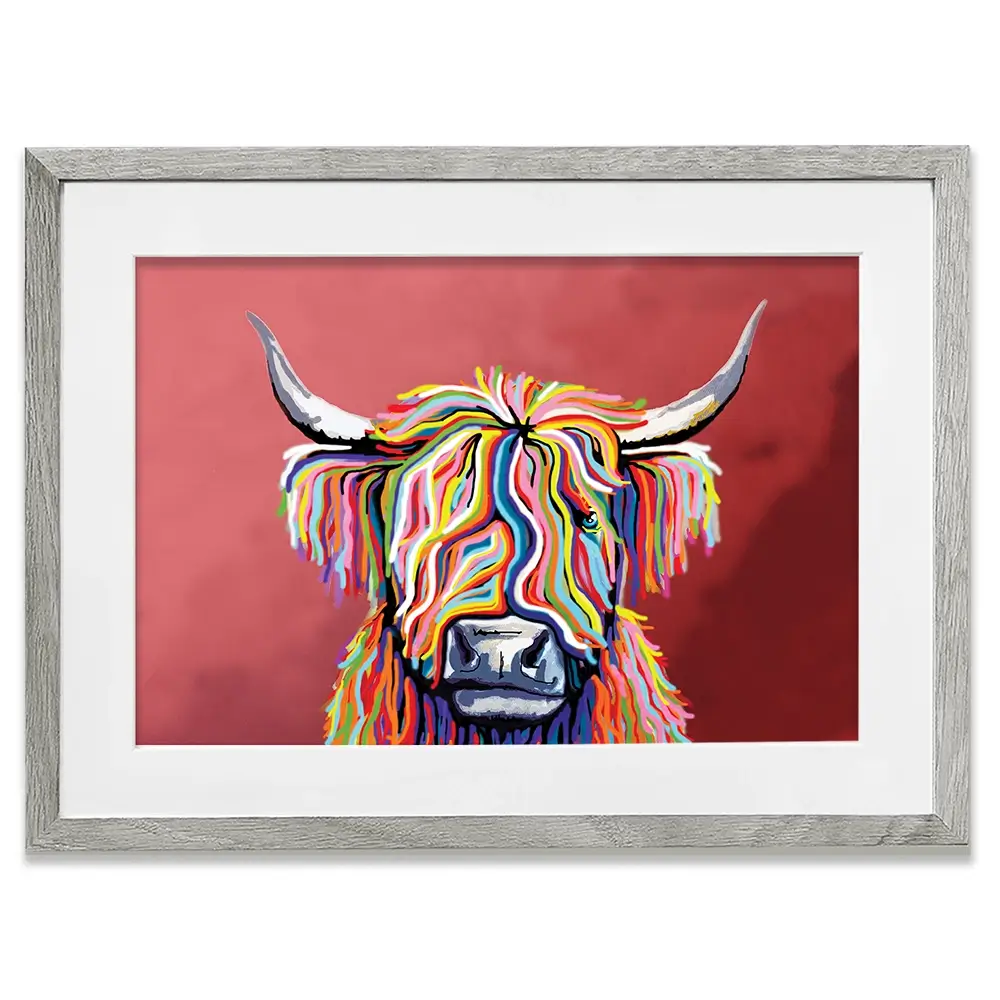 Highland Coo Framed Art Print Highland Coo Framed Art Print wall art product Independent