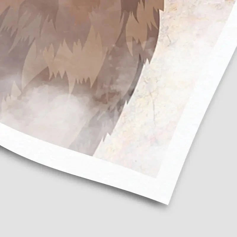 Highland Cow Haze Art Print Highland Cow Haze Art Print wall art product Sarah Manovski