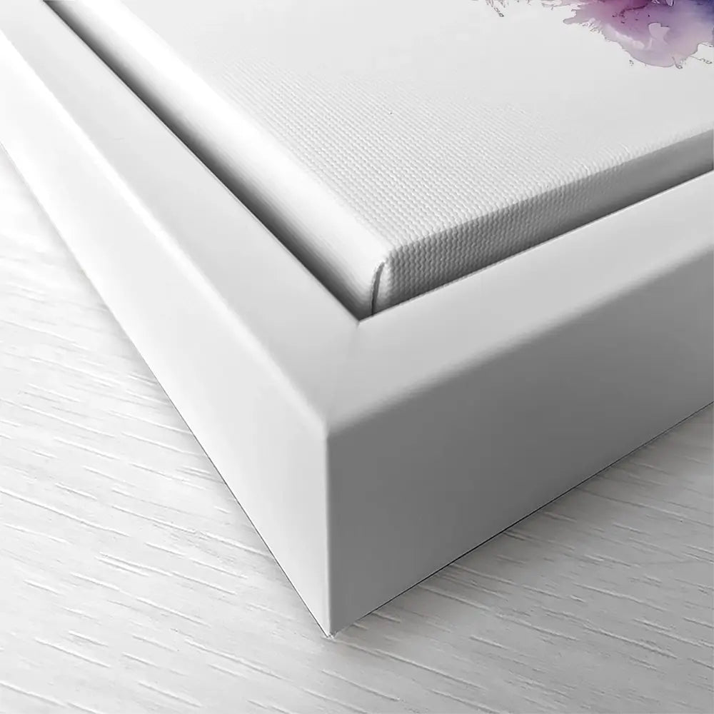 Highland Cow In Colour Canvas Print Highland Cow In Colour Canvas Print wall art product LSR Design Studio - Independent