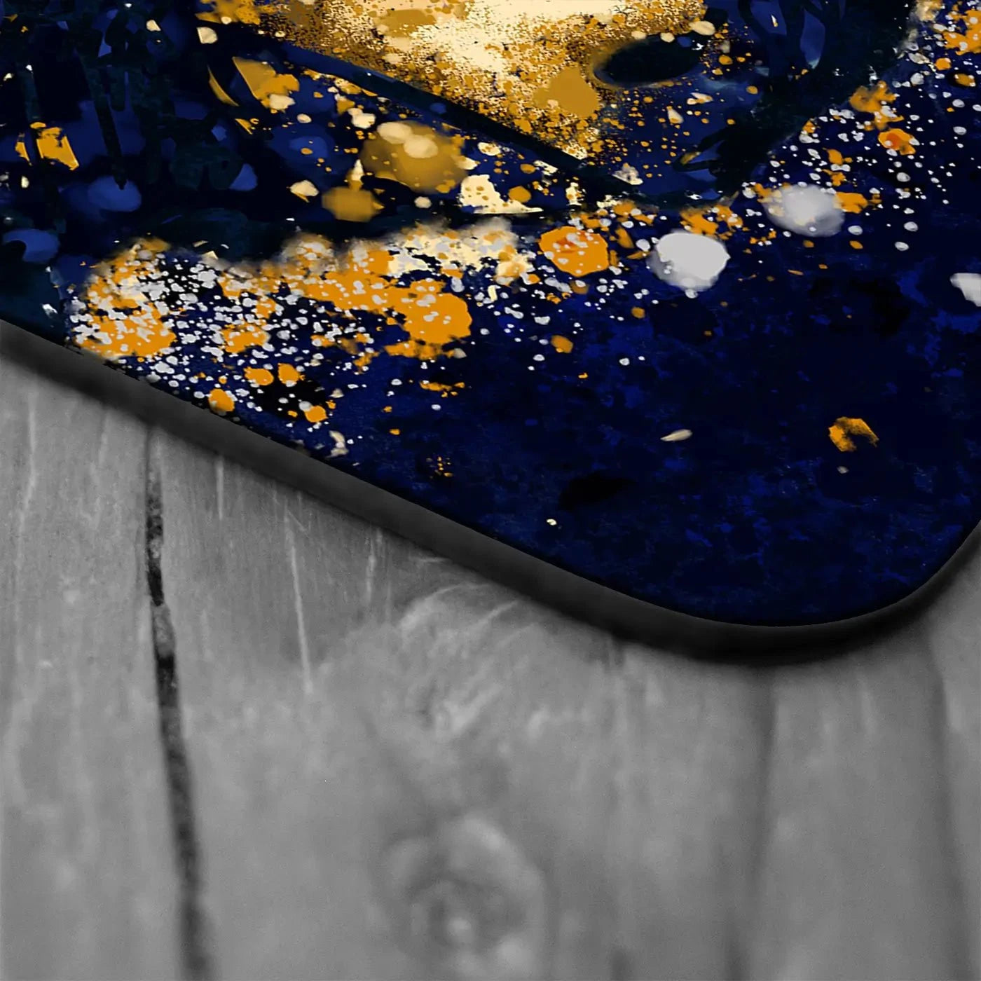 Highland Cow Navy Splash Coaster Set Rainbow Soul Tree Coaster Set | Rainbow Soul Tree Art Coasters wall art product Independent