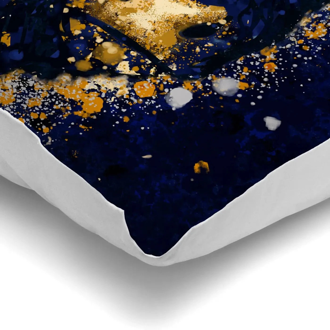 Highland Cow Navy Splash Cushion Highland Cow Navy Splash Cushion wall art product Independent