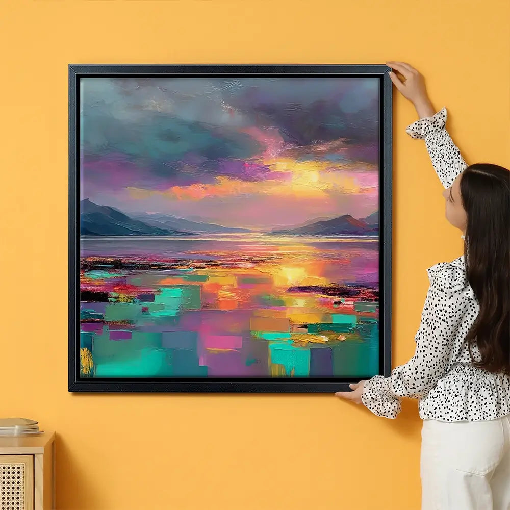 Highland Escape Oversized Canvas Print Highland Escape Oversized Canvas Print wall art product Art Print Shop