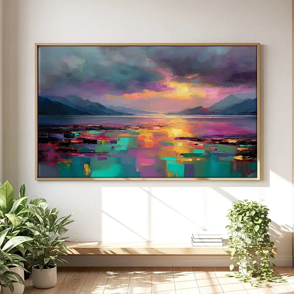 Highland Escape Oversized Canvas Print Highland Escape Oversized Canvas Print wall art product Art Print Shop