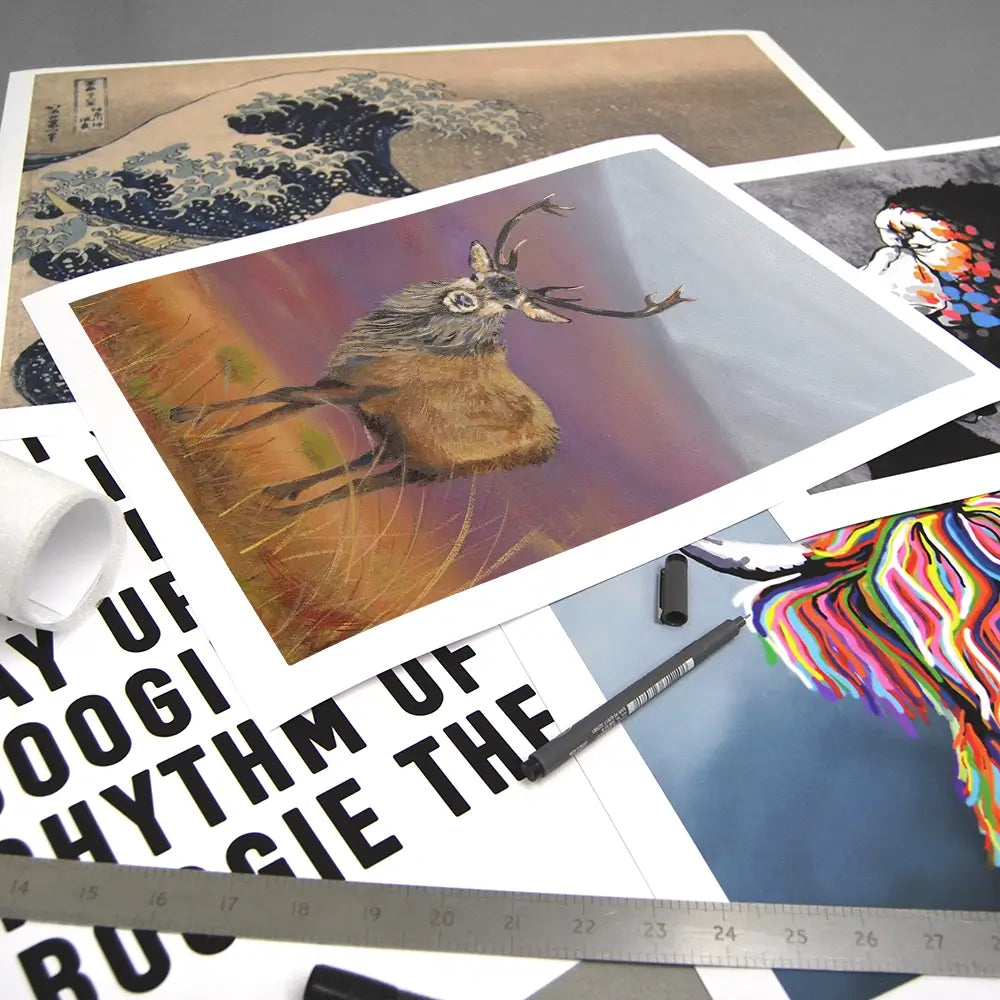 Highland Stag Art Print Highland Stag Art Print wall art product Karen Sutton