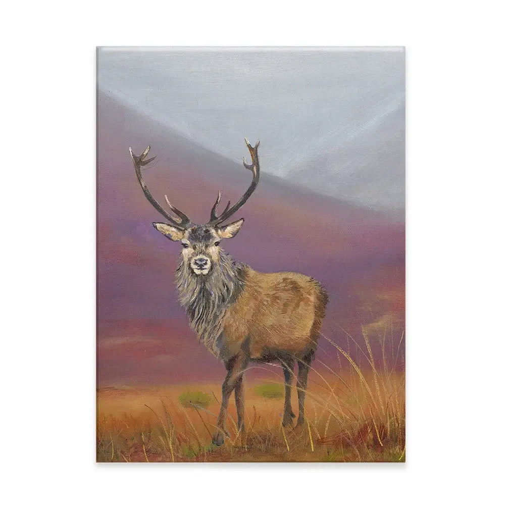 Highland Stag Canvas Print Highland Stag Canvas Print wall art product Karen Sutton