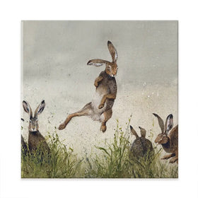 Hijinx Square Canvas Print Hijinx Square Canvas Print wall art product Art Print Shop