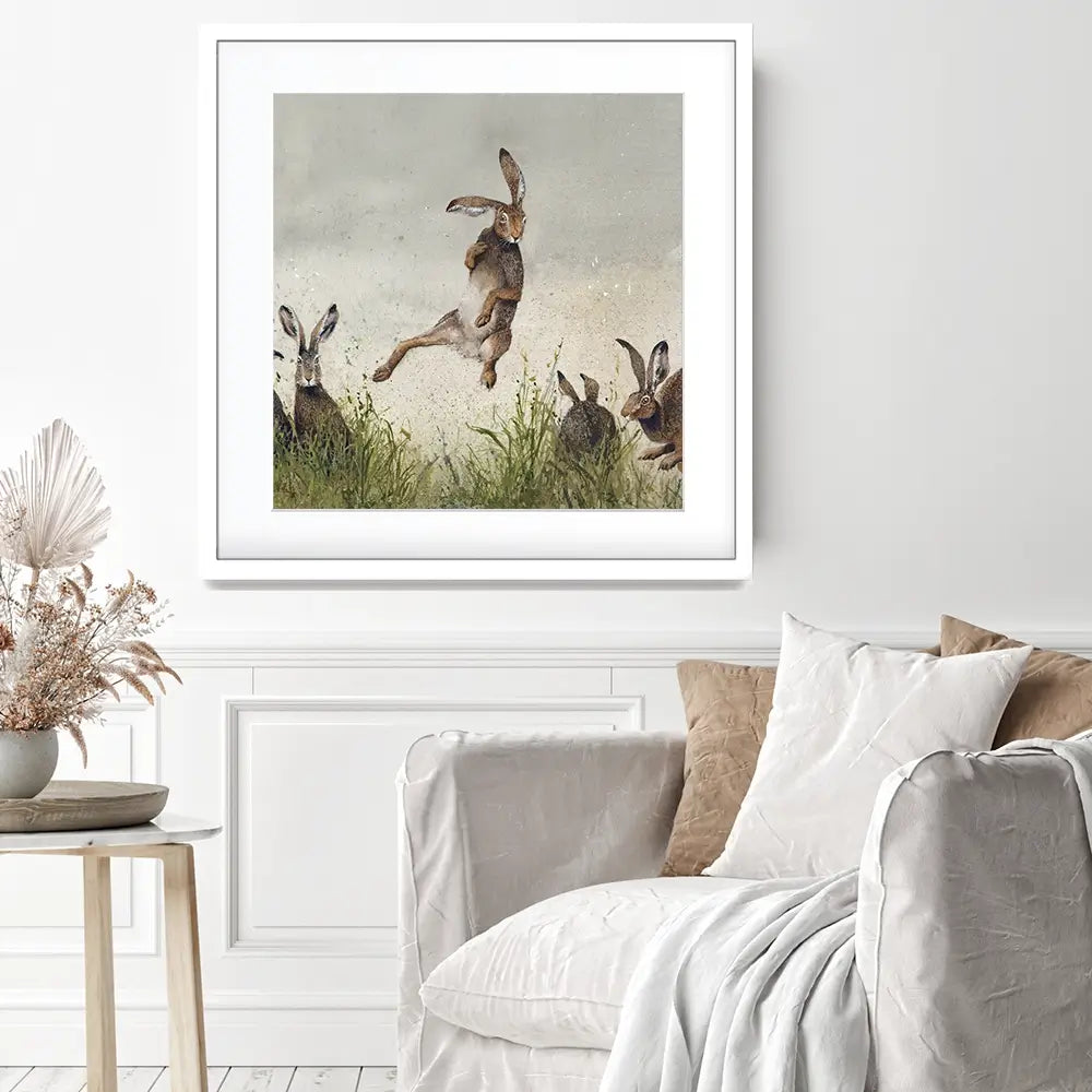 Hijinx Square Framed Art Print Hijinx Square Framed Art Print wall art product Art Print Shop