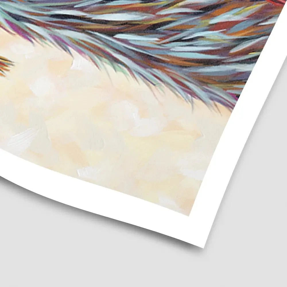 Hippie Llama Art Print Hippie Llama Art Print wall art product Carolee Vitaletti