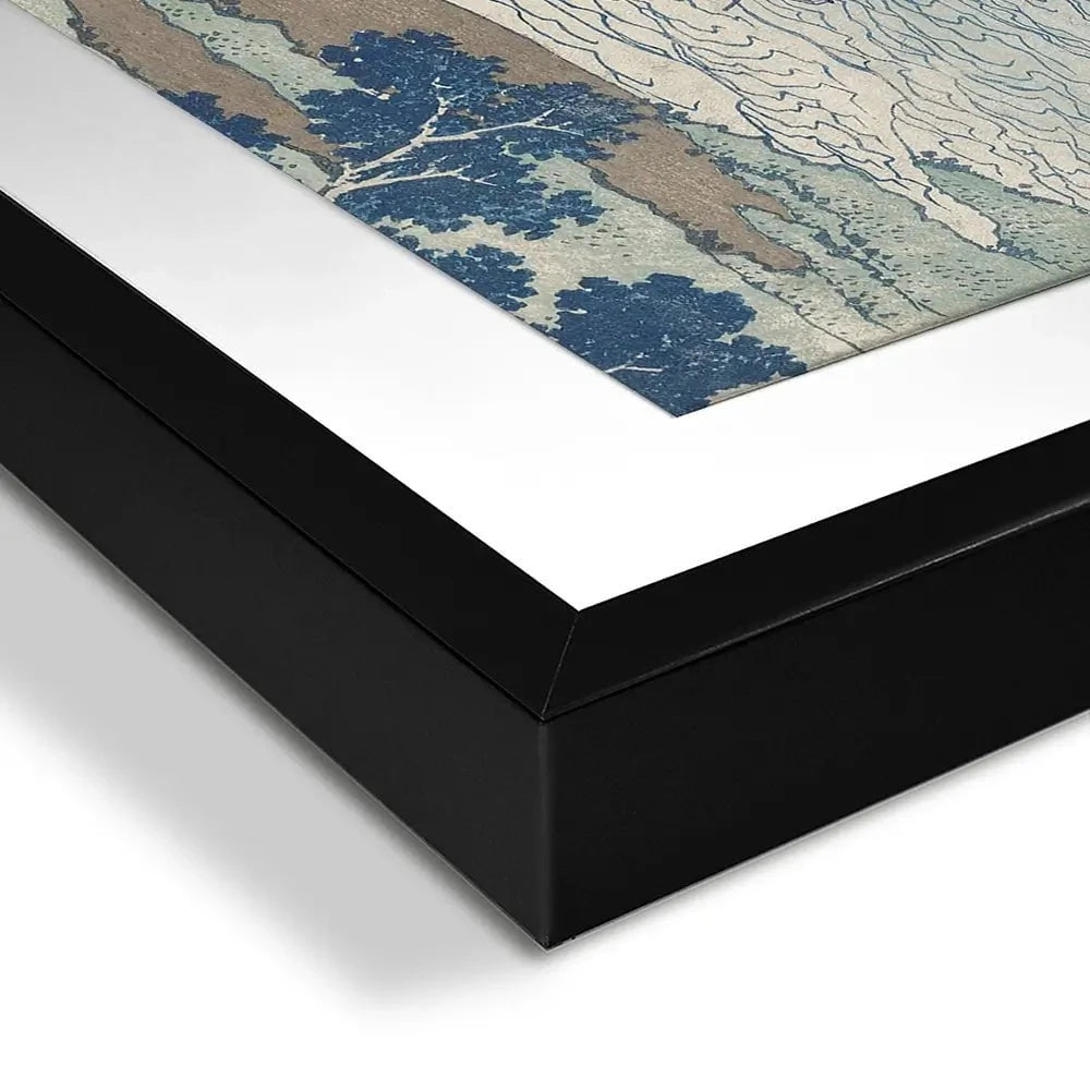 Hokusai's Distant Mountains 2 Framed Art Print Hokusai's Distant Mountains 2 Framed Art Print wall art product Hokusai Katsushika