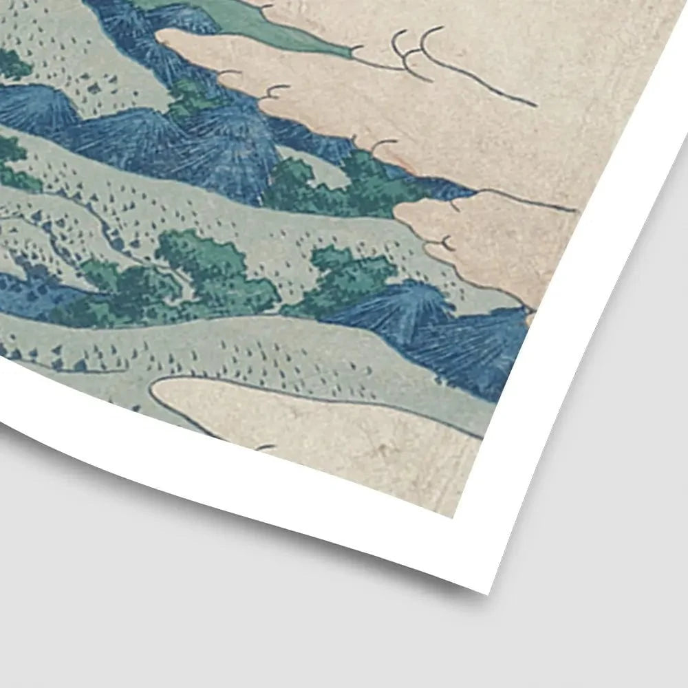 Hokusai's Distant Mountains Art Print Hokusai's Distant Mountains Art Print wall art product Hokusai Katsushika