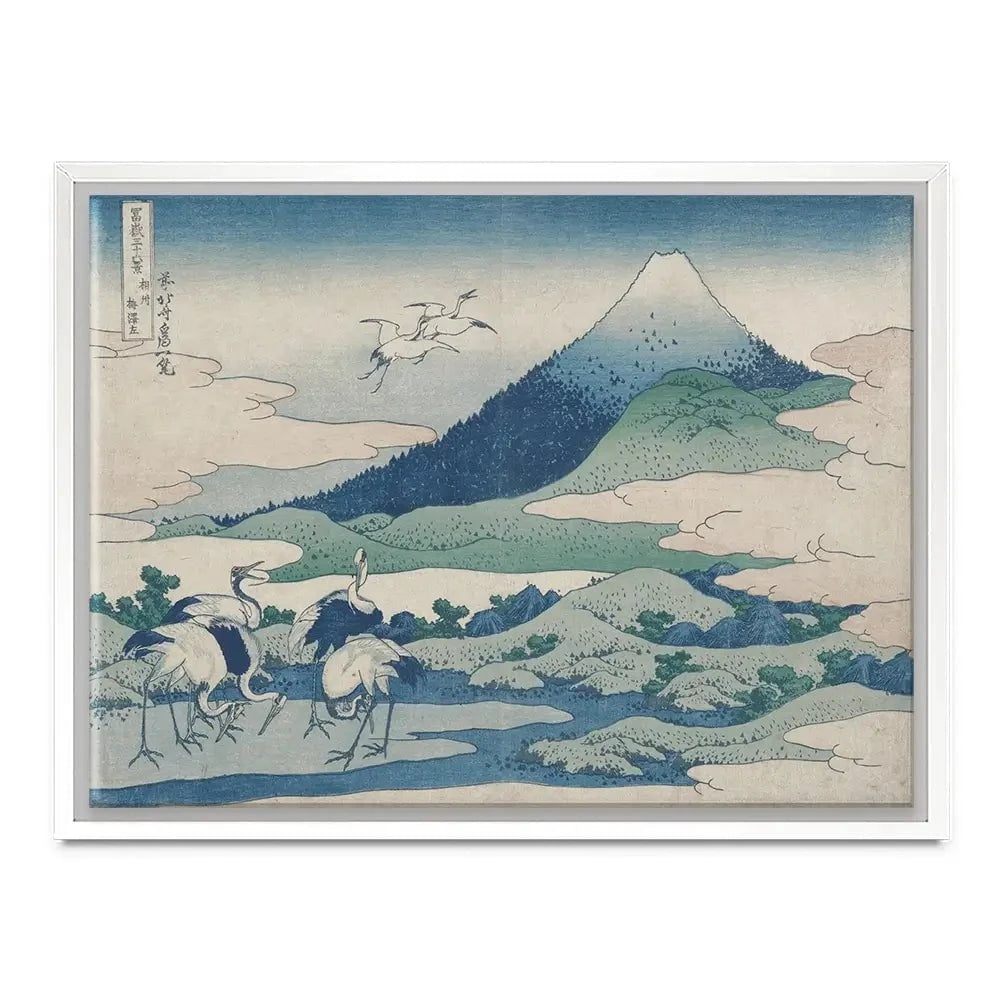 Hokusai's Distant Mountains Canvas Print Hokusai's Distant Mountains Canvas Print wall art product Hokusai Katsushika