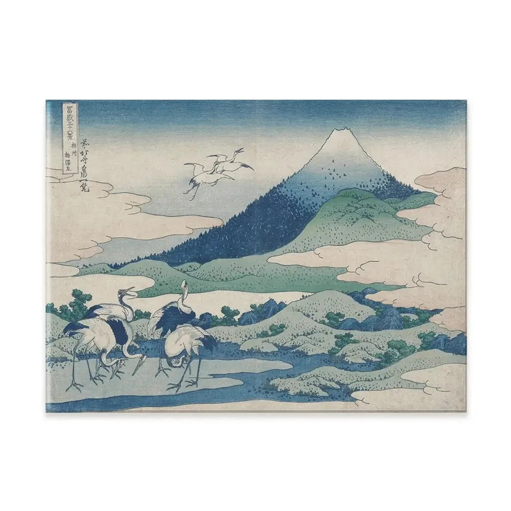 Hokusai's Distant Mountains Canvas Print Hokusai's Distant Mountains Canvas Print wall art product Hokusai Katsushika