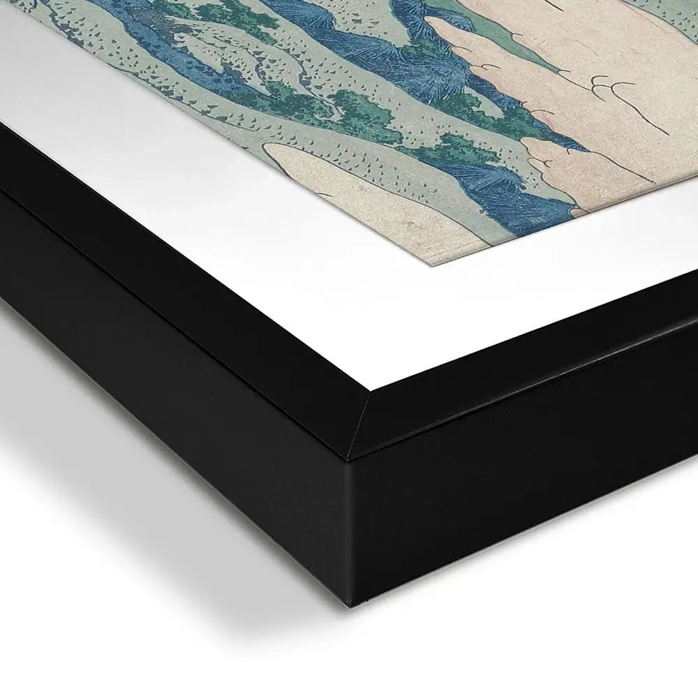 Hokusai's Distant Mountains Framed Art Print Hokusai's Distant Mountains Framed Art Print wall art product Hokusai Katsushika