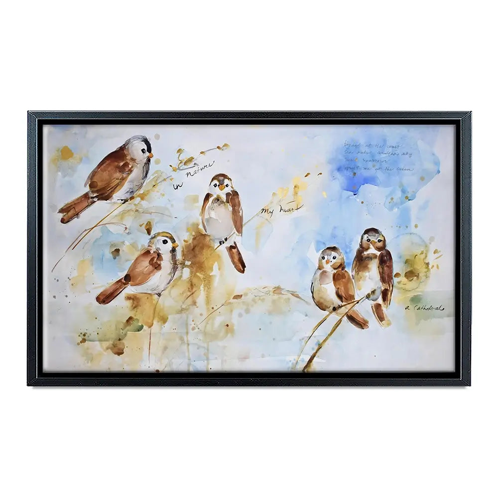 Holy Conversation Sparrows Canvas Print Holy Conversation Sparrows Canvas Print wall art product Tiffani Taylor - Independent