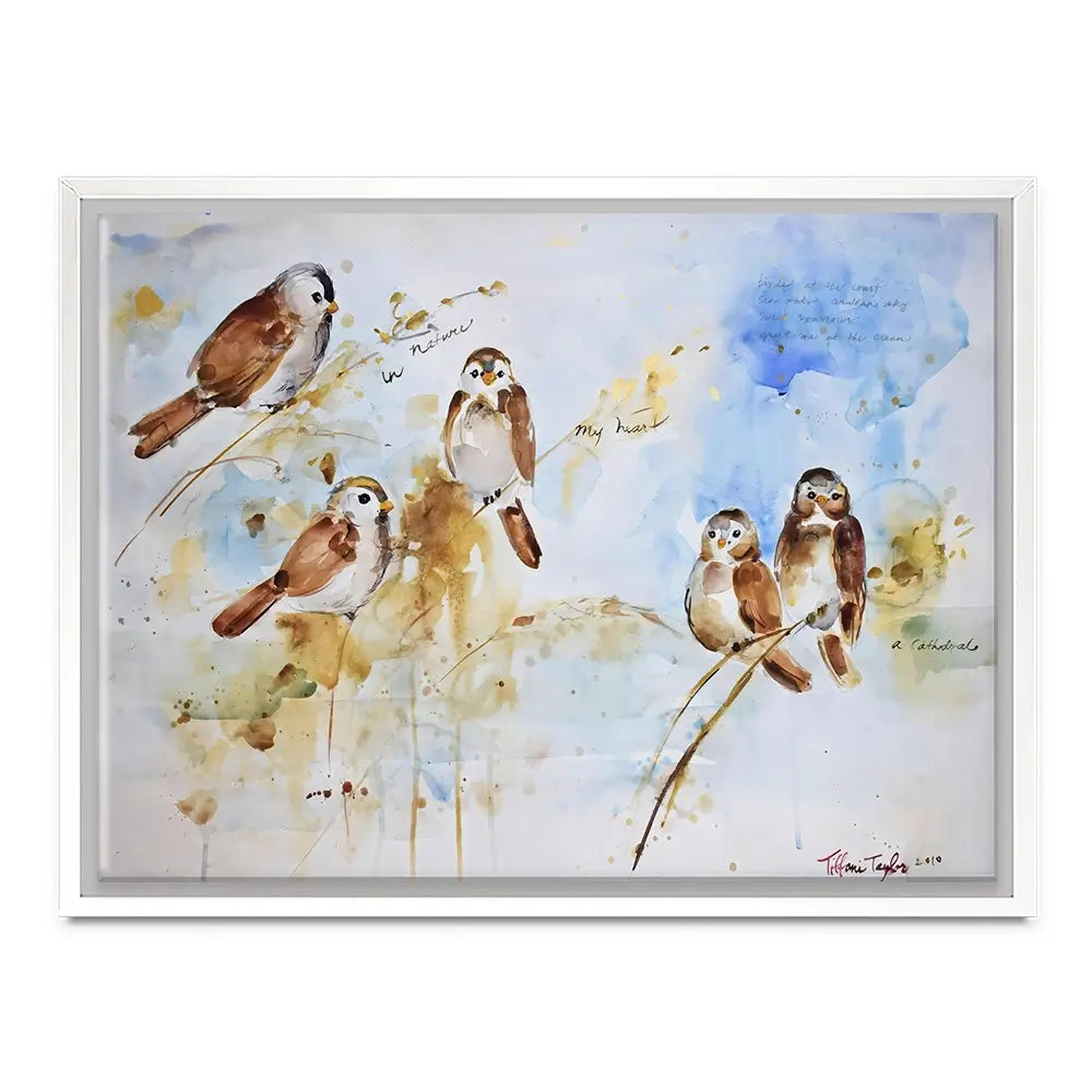 Holy Conversation Sparrows Canvas Print Holy Conversation Sparrows Canvas Print wall art product Tiffani Taylor - Independent