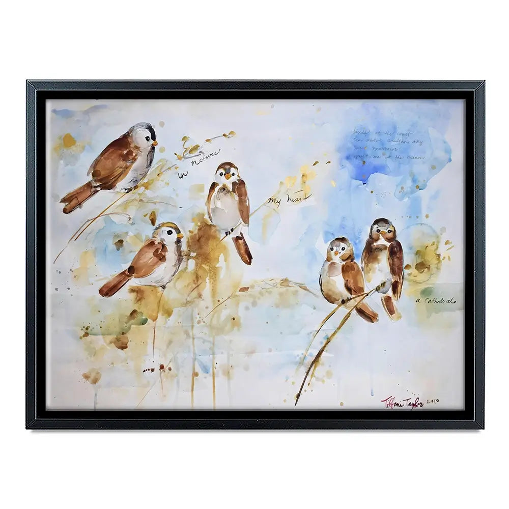 Holy Conversation Sparrows Canvas Print Holy Conversation Sparrows Canvas Print wall art product Tiffani Taylor - Independent