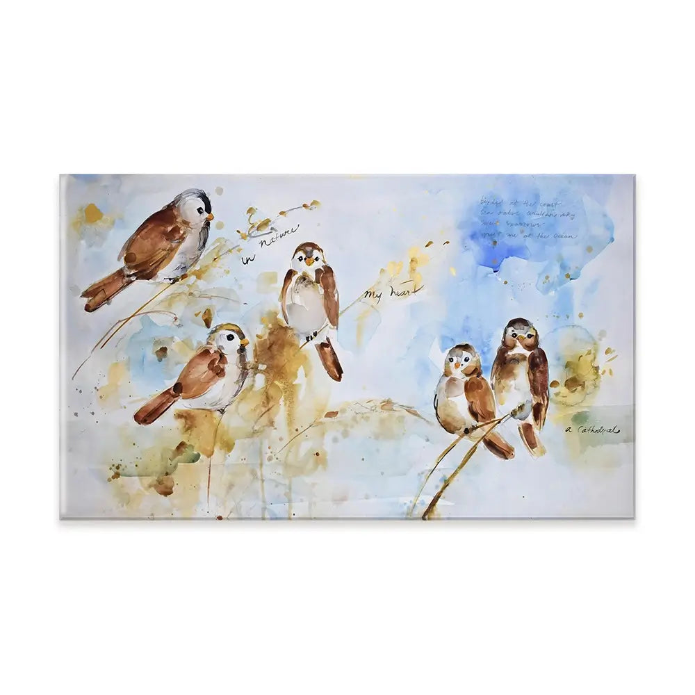 Holy Conversation Sparrows Canvas Print Holy Conversation Sparrows Canvas Print wall art product Tiffani Taylor - Independent