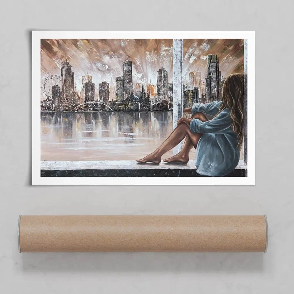 Home Is Where The Heart Is Art Print Home Is Where The Heart Is Art Print wall art product Isabella Karolewicz