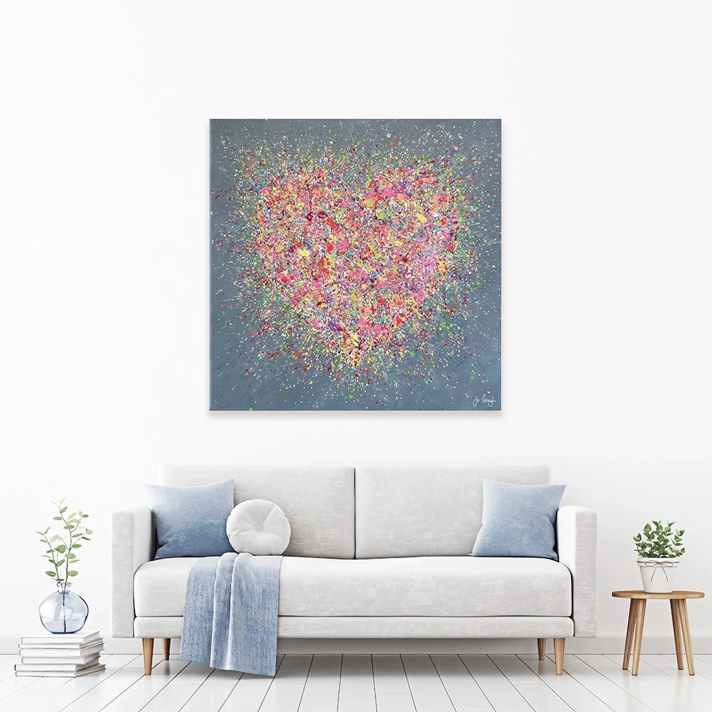 Home Is Where The Heart Is Canvas Print Home Is Where The Heart Is Canvas Print wall art product Jo Gough