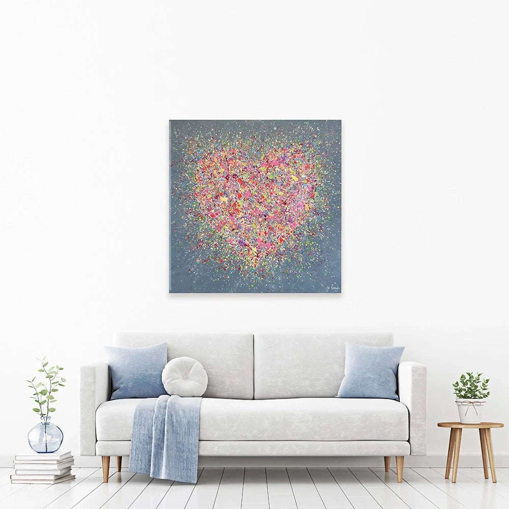 Home Is Where The Heart Is Canvas Print Home Is Where The Heart Is Canvas Print wall art product Jo Gough