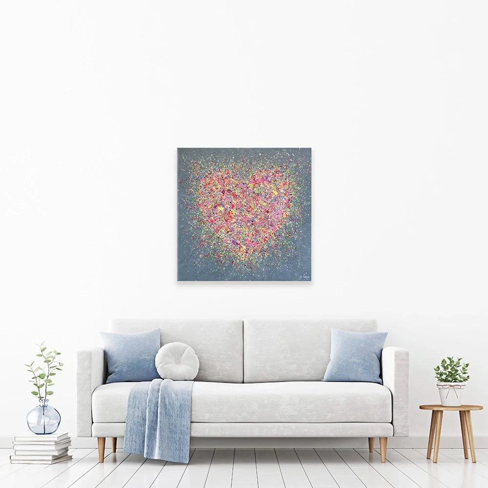 Home Is Where The Heart Is Canvas Print Home Is Where The Heart Is Canvas Print wall art product Jo Gough
