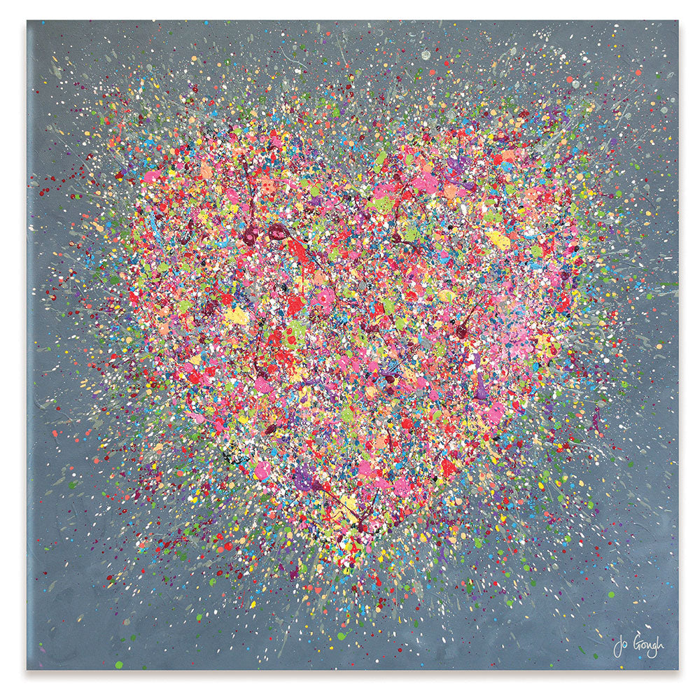 Home Is Where The Heart Is Canvas Print Home Is Where The Heart Is Canvas Print wall art product Jo Gough