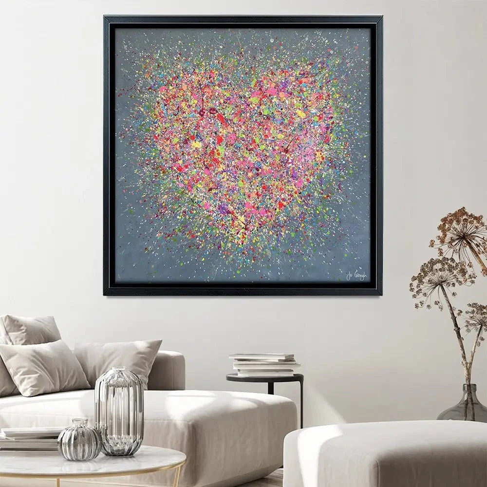 Home Is Where The Heart Is Canvas Print Home Is Where The Heart Is Canvas Print wall art product Jo Gough