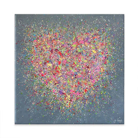 Home Is Where The Heart Is Canvas Print Home Is Where The Heart Is Canvas Print wall art product Jo Gough