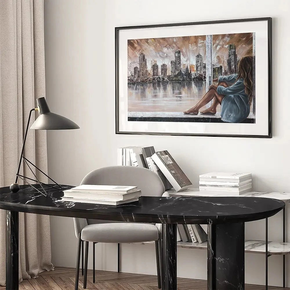 Home Is Where The Heart Is Framed Art Print Home Is Where The Heart Is Framed Art Print wall art product Isabella Karolewicz