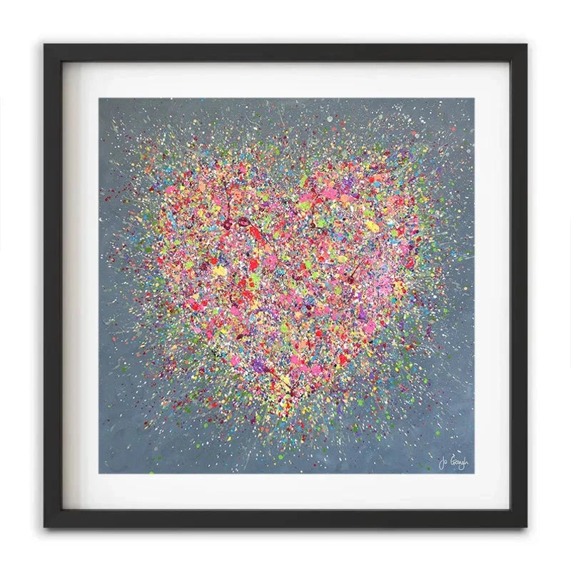 Home Is Where The Heart Is Framed Art Print Home Is Where The Heart Is Framed Art Print wall art product Jo Gough
