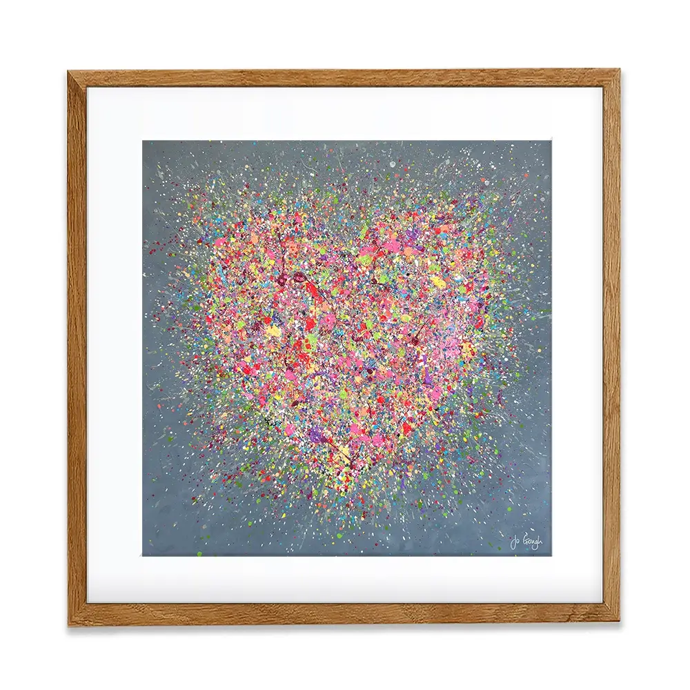 Home Is Where The Heart Is Framed Art Print Home Is Where The Heart Is Framed Art Print wall art product Jo Gough