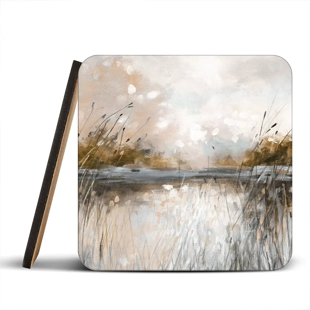 Honeybloom Lake View Coaster Set Honeybloom Lake View Coaster Set wall art product Carol Robinson