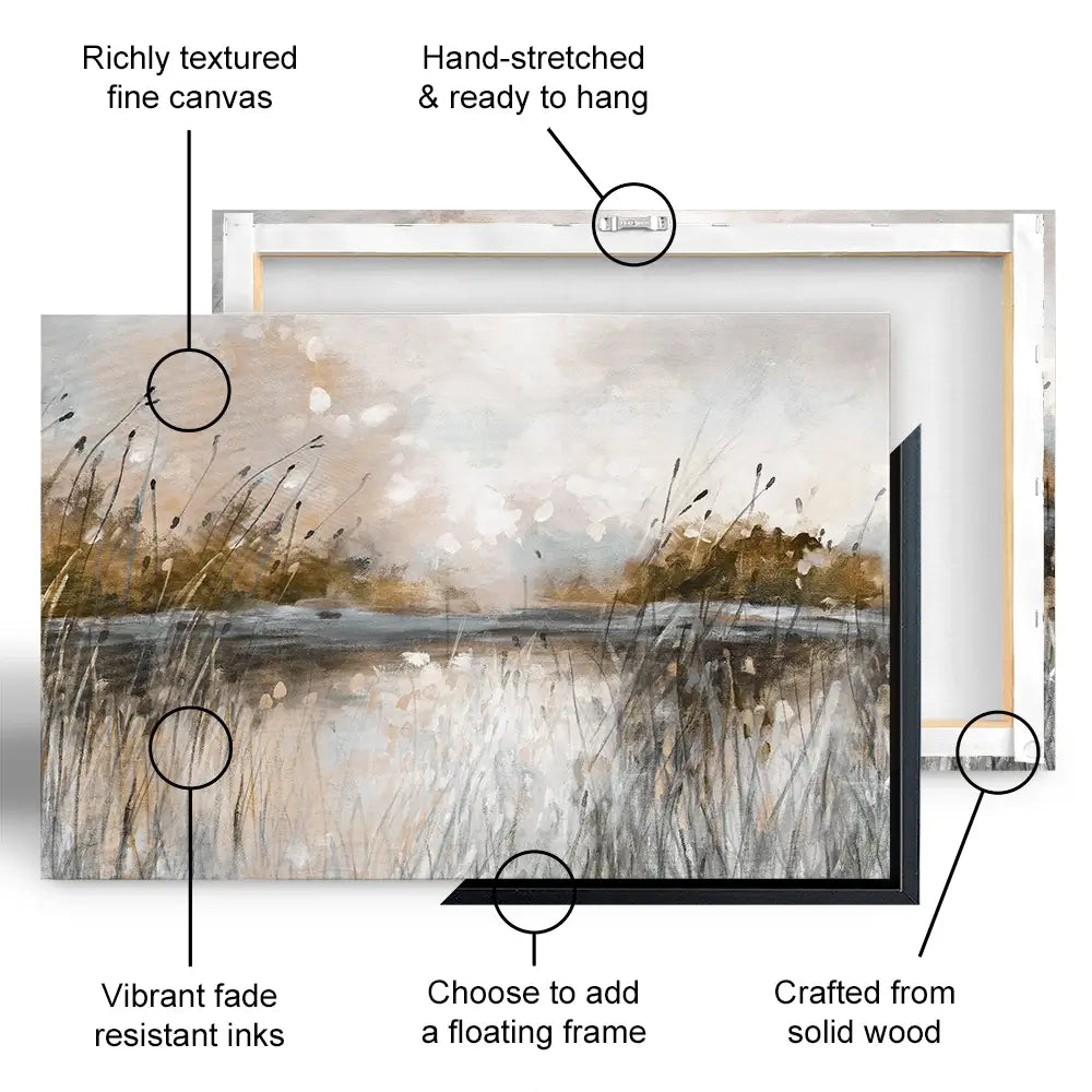 Honeybloom Lake View Oversized Canvas Print Honeybloom Lake View Oversized Canvas Print wall art product Carol Robinson