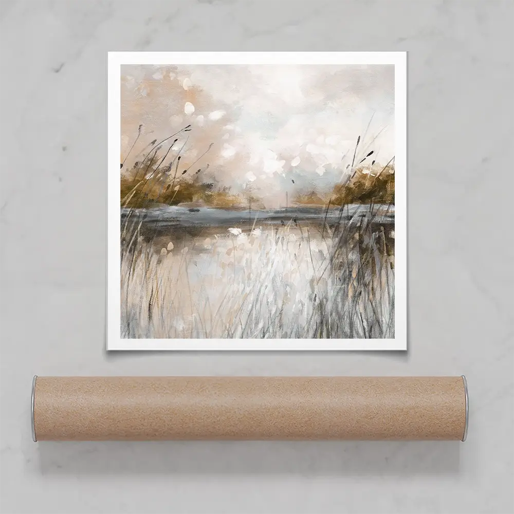 Honeybloom Lake View Square Art Print Honeybloom Lake View Square Art Print wall art product Carol Robinson