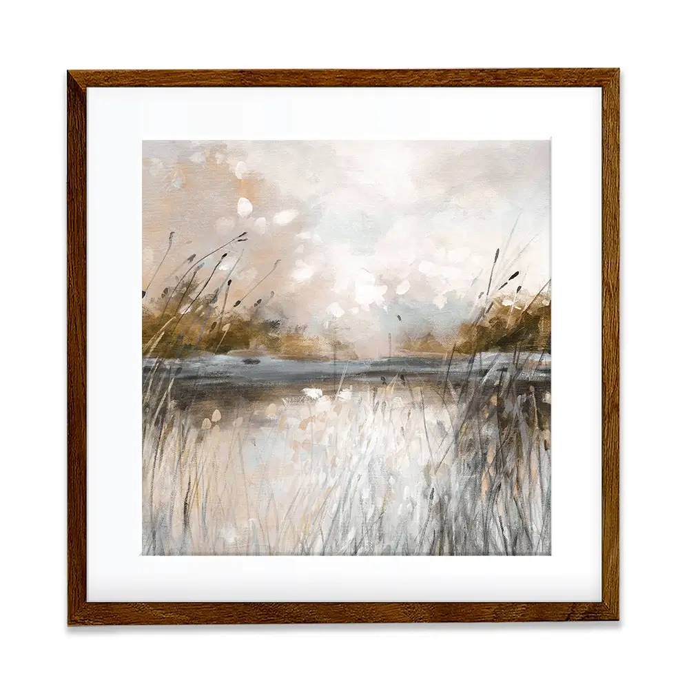 Honeybloom Lake View Square Framed Art Print Honeybloom Lake View Square Framed Art Print wall art product Carol Robinson